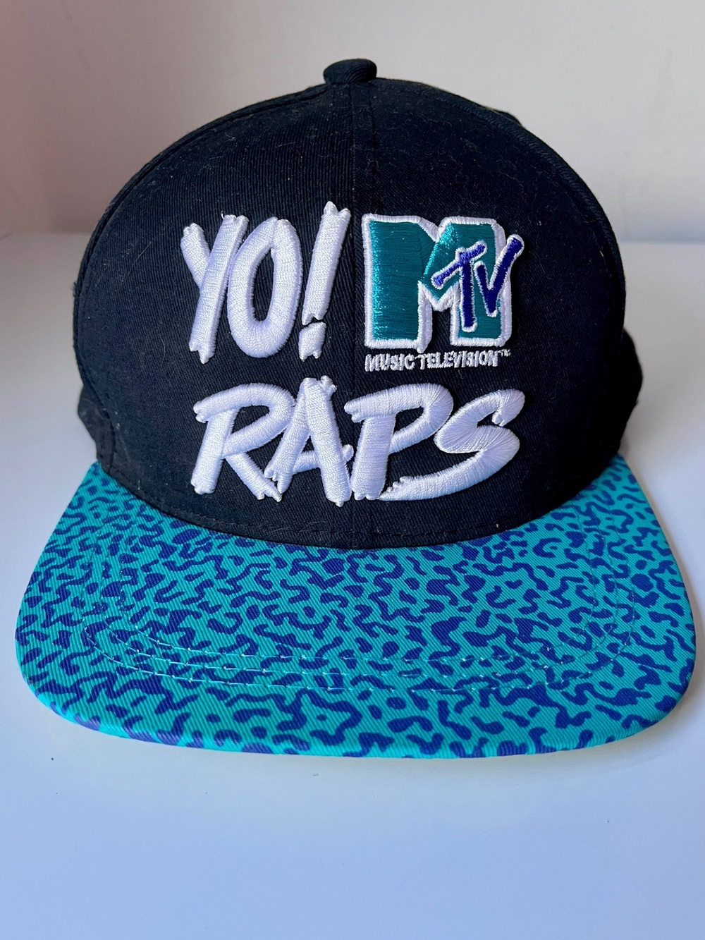 YO! MTV Raps H&M Snapback Hat 100% Cotton 90s Hip Hop Y2K